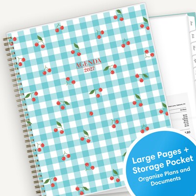 2027 Blue Sky 8.5" x 11" Weekly & Monthly Planner (164268)