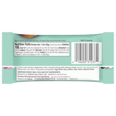 Nature Valley Chocolate Chip Soft-Baked Muffin Bar, 1.24 oz., Dozen (20667000)