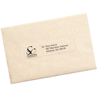 Avery Easy Peel Laser Address Labels, 1" x 4", Clear, 20 Labels/Sheet, 50 Sheets/Box (5661)