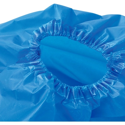 Global Industrial Water Resistant Disposable Shoe Covers, Size 12-15, Blue, 150 Pairs/Case (708199B)