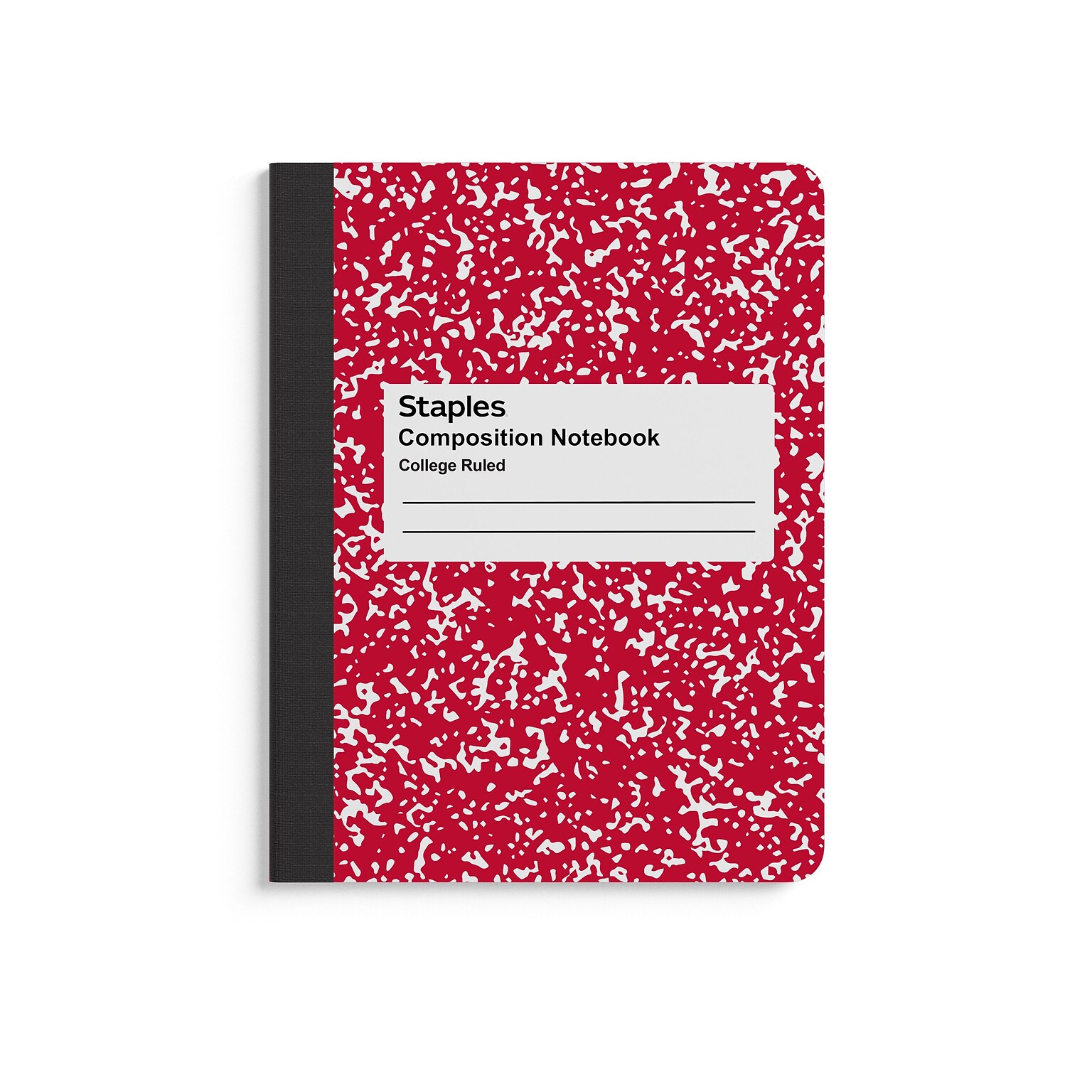 Staples 1-Subject Composition Notebooks, 7.5 x 9.75, College Ruled, 100 Sheets, Assorted Colors, 48/Carton (TR55063MCT)
