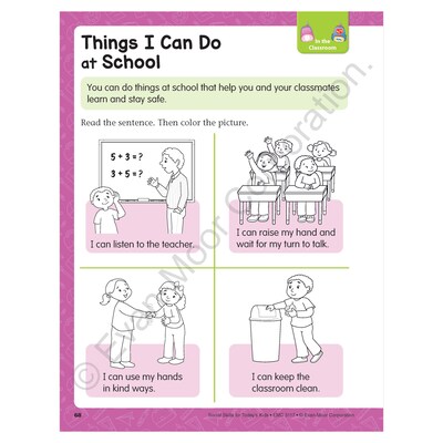 Evan-Moor Making Friends & Social Skills Bundle, Grade PreK Workbook, 2 Books/Set (EMC6277)