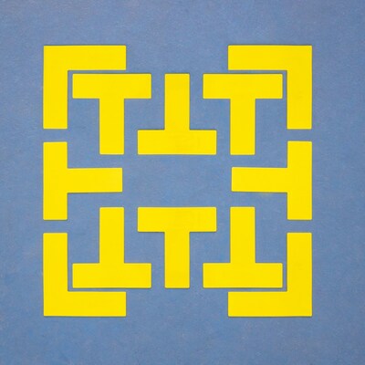 Champion Sports Pickleball Court Marker Set, Yellow (CHSPBCOURT)