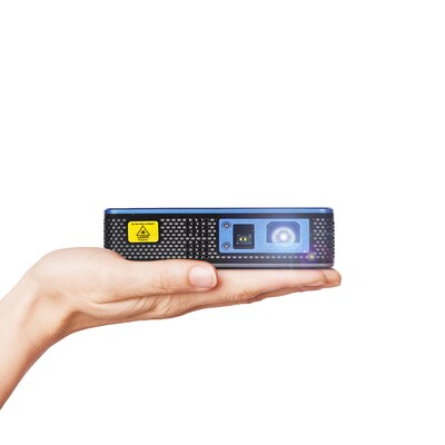 AAXA M8 Laser Projector, 1200 Laser Lumens, 150 Min battery, Auto Keystone, E-focus, Wireless/USBC M