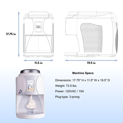 ColdSnap Single Serve Pods Frozen Treat Machine, White (ICM450000)
