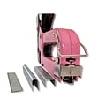 Apollo Tools Stapler with Power Adjustment Knob, Pink/Black (DT5020P)