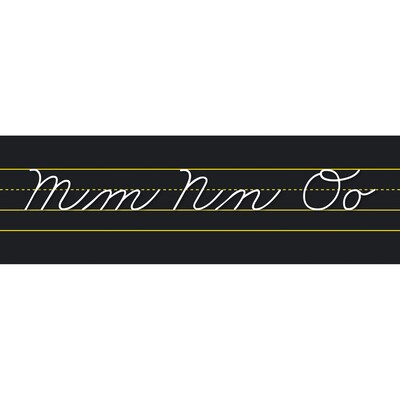 North Star Teacher Resources Alphabet Lines Black Traditional Cursive, Pack of 2 (NST9034-2)