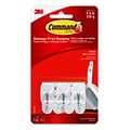 Command Small Wire Hooks, White, 3 Hooks (17067ES)