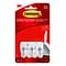 Command™ Small Wire Hooks, White, 3 Hooks (17067ES)