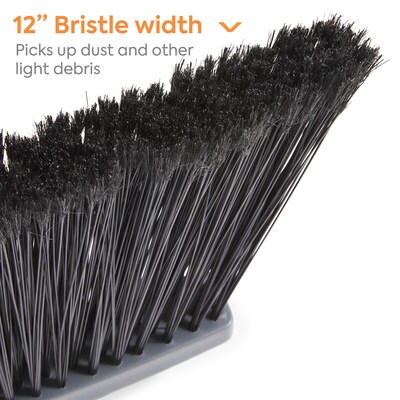 Coastwide Professional™ Commercial 12" Angled Broom, Gray (CW58004)