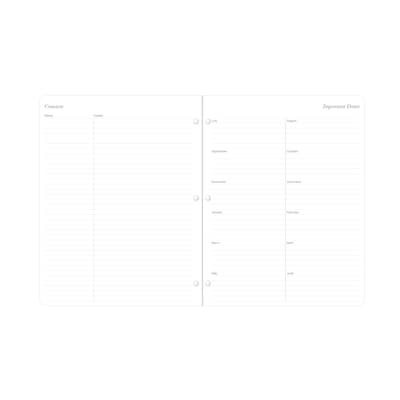 2026-2027 Blue Sky Acacia 8" x 11" Academic Year Monthly Planner, Plastic Cover (159454)