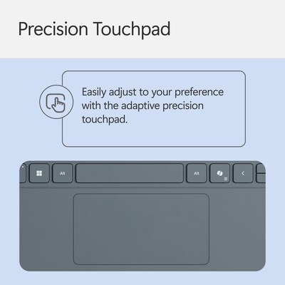 Microsoft Surface Pro 12" Keyboard Cover with Slim Pen 2, Ocean (EP2-33077)