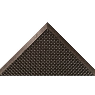 NoTrax Rubber Brush Commercial Scraper Entrance Mat, 31.5" x 23.6", Black (345S2432BL)