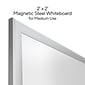 TRU RED™ Magnetic Steel Dry Erase Board, Satin Frame, 2' x 2' (TR61179)