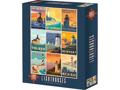 Willow Creek Lighthouses by Anderson Design Group 1000-Piece Jigsaw Puzzle (49199)