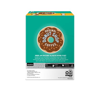 The Original Donut Shop Coconut Mocha Coffee, Medium Roast, 0.34 oz. Keurig® K-Cup® Pods, 24/Box (6248)