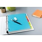 Avery Big Tab Write & Erase Plastic Dividers, 5 Tabs, Bright Multicolor (16129)