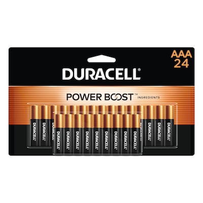 Duracell Coppertop AAA Alkaline Battery, 24/Pack (MN2400B240002)