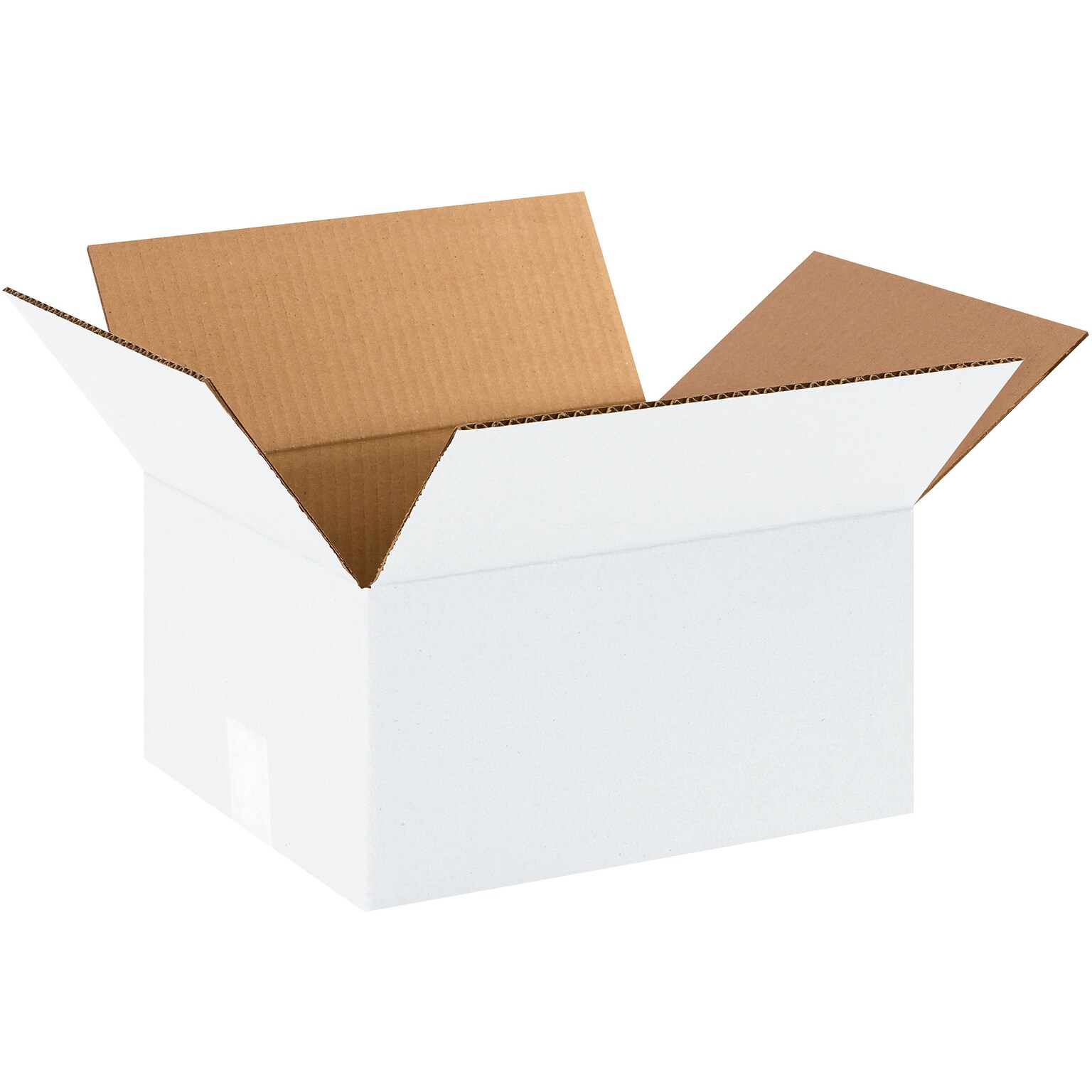 12 x 10 x 6 Shipping Boxes, 32 ECT, White, 25/Bundle (12106W)