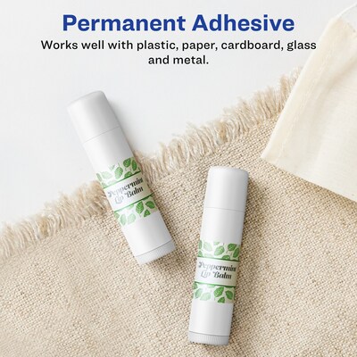 Avery Laser/Inkjet Square Pearlized Labels, 1" x 1", Ivory, 2400 Labels/Box (94103)