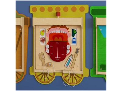 Flash Furniture Bright Beginnings Dental Hygiene STEAM Wall Activity Board (MK-ME10346-GG)