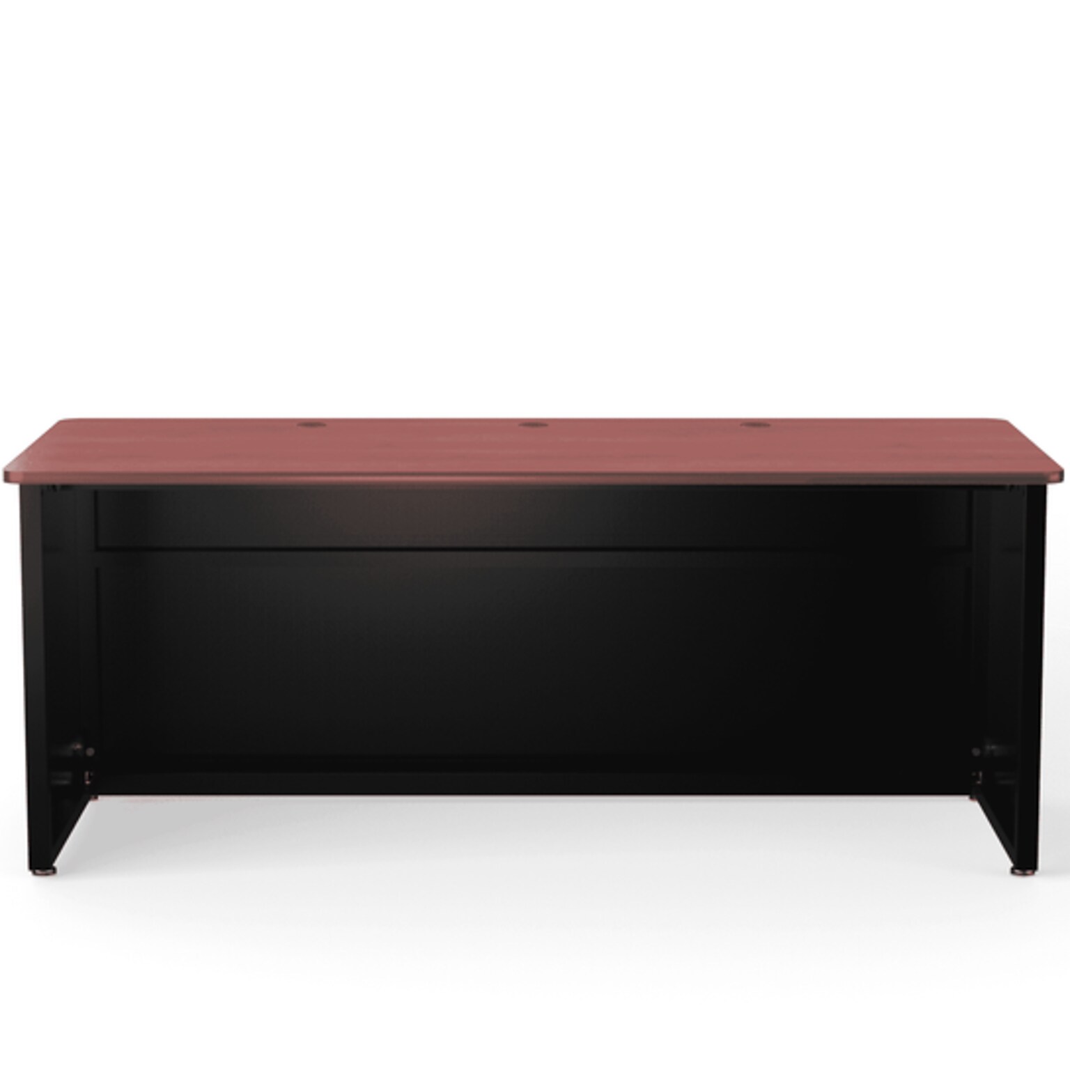 VersaDesk 72W Enclosed Versa Classroom Desk, Cherry/Black (CD7230-BC)