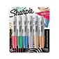 Sharpie Permanent Markers, Chisel Tip, Assorted Metallic, 6/Pack (2089634)