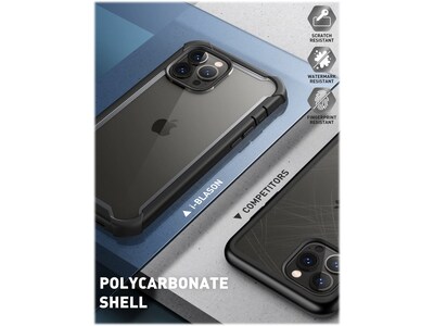 i-Blason Ares Black Case for iPhone 14 Pro (iPhone2022Pro-6.1-Ares-SP-Black)
