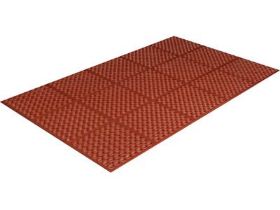 Crown Mats Safewalk Anti-Fatigue Drainage Mat, 36 x 60, Terra-Cotta (WS TF35TC)