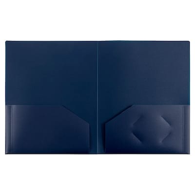 JAM Paper Smooth 2 Pocket Plastic Folders, Assorted, 6/Pack (383HPassrt)