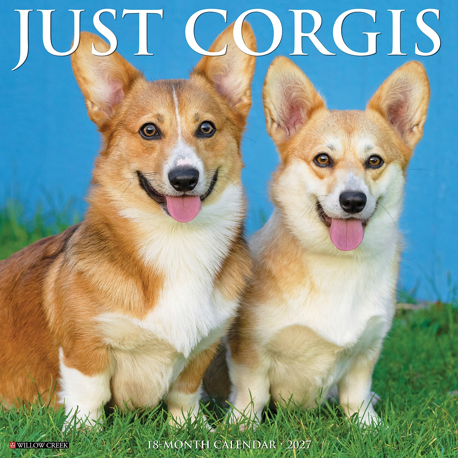 2027 Willow Creek Corgis 12 x 12 Monthly Wall Calendar, Assorted Colors (59852)