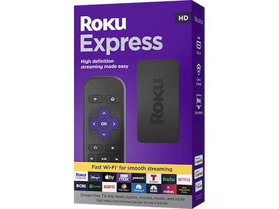 Roku Express 3960R Streaming Media Player, Black
