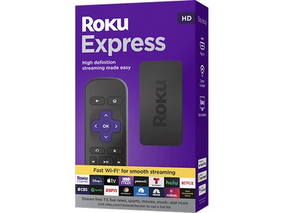 Roku Express 3960R Streaming Media Player, Black