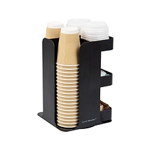 Mind Reader Anchor Collection 8-Compartment Coffee Carousel Organizer, Black (CUPOSPIN-BLK)