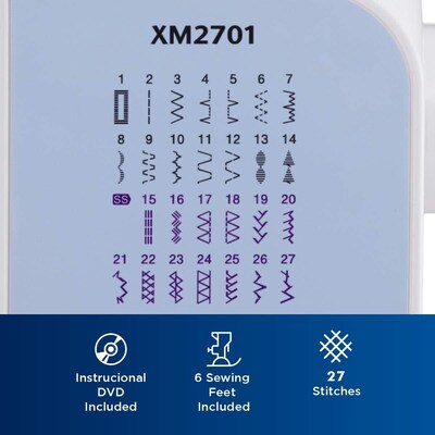 Brother Electronic Sewing Machine (XM2701)