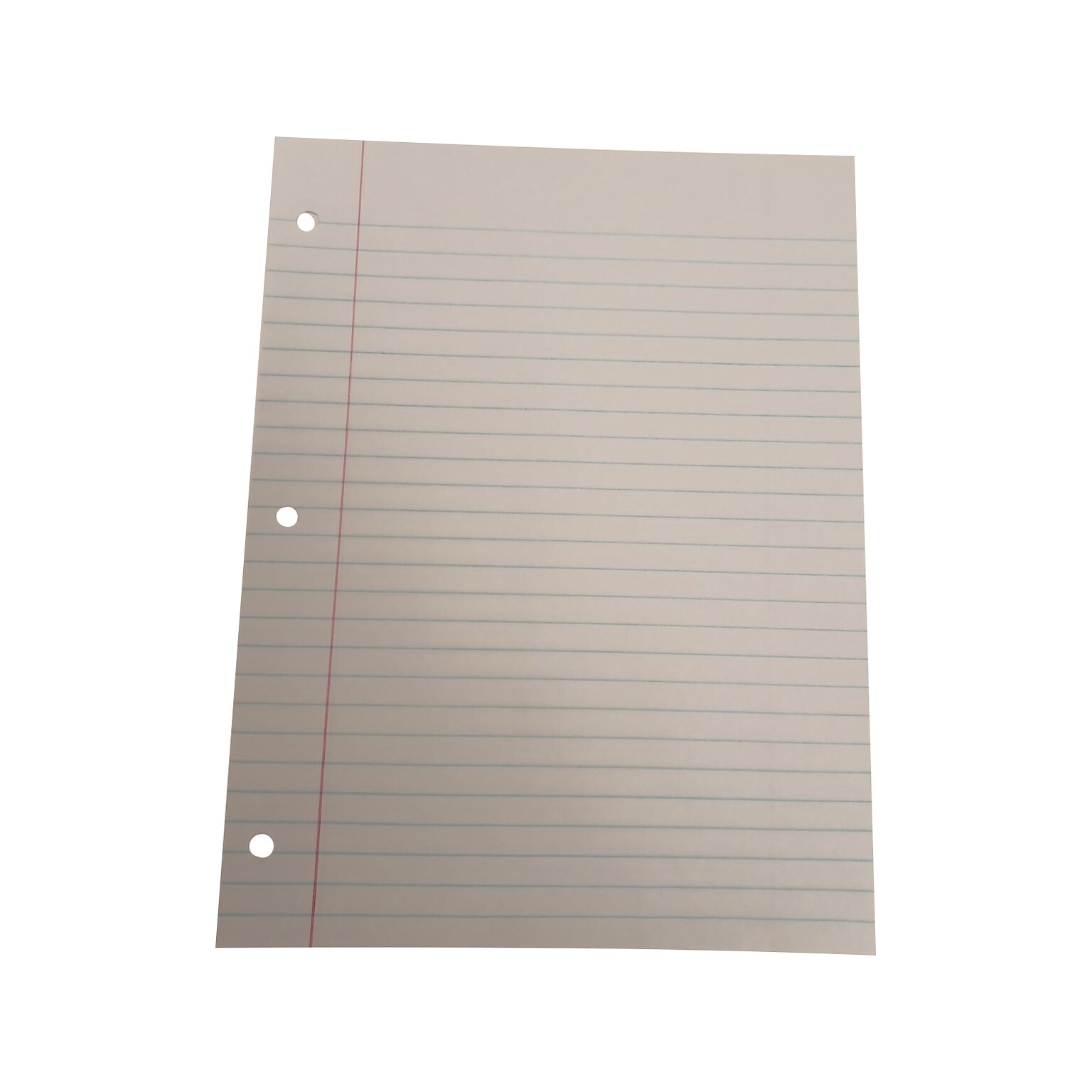 American Paper Wide Ruled Filler Paper, 8.5 x 11, 3-Hole Punched, 500 Sheets/Pack (130P-20)