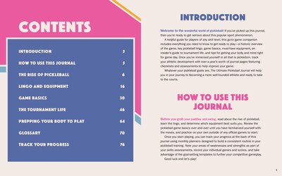 Quarto The Ultimate Pickleball Guided Journal, 6.75 x 8.45, Yellow, 192 Pages (9781577154501)