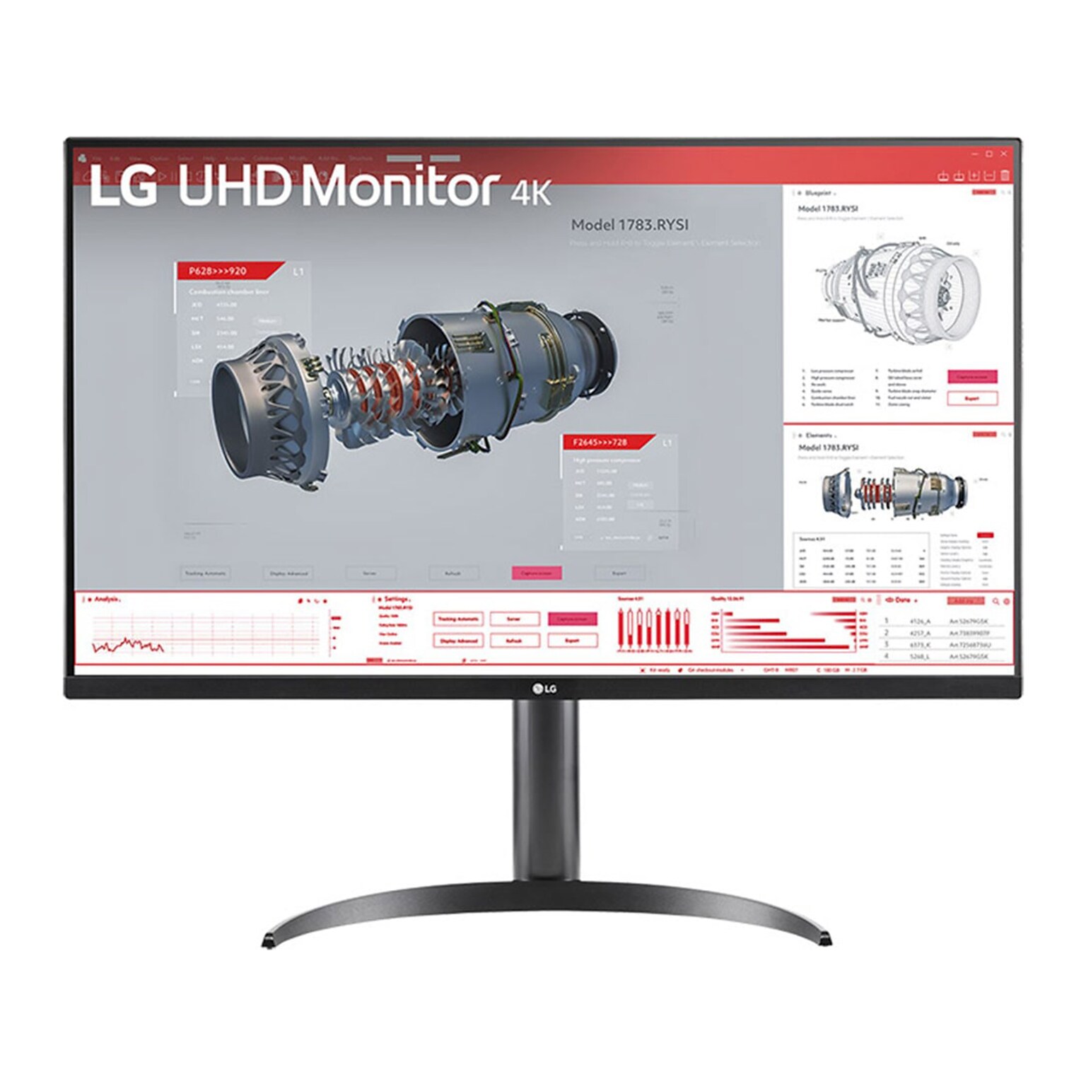 LG 32 4K Ultra HD 100 Hz LCD Monitor, Black (32BR55U-B)