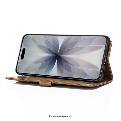 SaharaCase Indy Series Wallet for iPhone 17, Shock Absorbing, Canyon Brown (CP00912)
