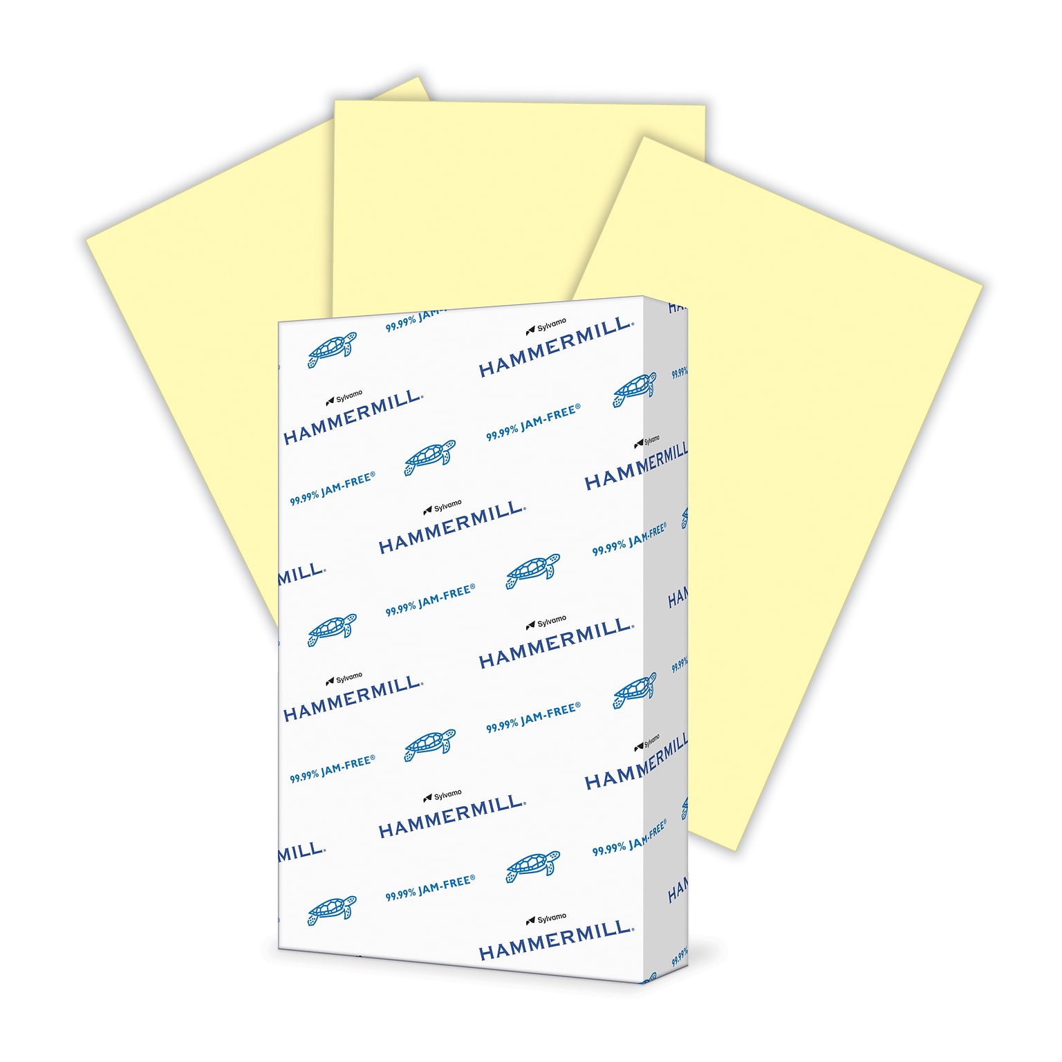Hammermill Colors Multipurpose Paper, 20 lbs., 8.5 x 14, Canary, 500 Sheets/Ream (103358)