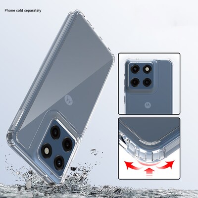 SaharaCase Venture Series Phone Case for Motorola Moto G Stylus 5G, Shock Absorbing, Clear (CP00786)