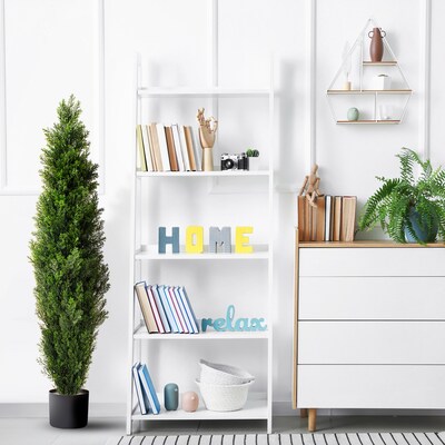 Forever Leaf 36" Cedar Boxwood in Black Pot, 2/Pack (FEV-2PBOX36)