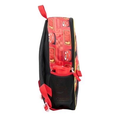 Bioworld Kids 5-Piece Disney Cars Backpack Set, Large, Red and black (B1B8787DSXSB00)