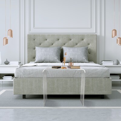 Designstyles Luxurious Acrylic Night Table, Clear (DST-ANT)