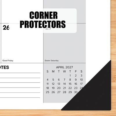 2027 Willow Creek Basic 17" x 12" Monthly Desk Pad Calendar, Assorted Colors (66430)