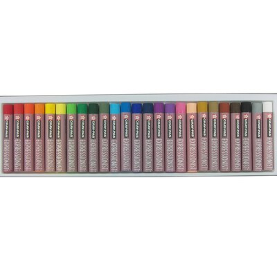 Sakura Cray-Pas Expressionist Oil Pastels, Assorted Colors, 25/Set, 2 Sets/Bundle (SAKXLP25-2)