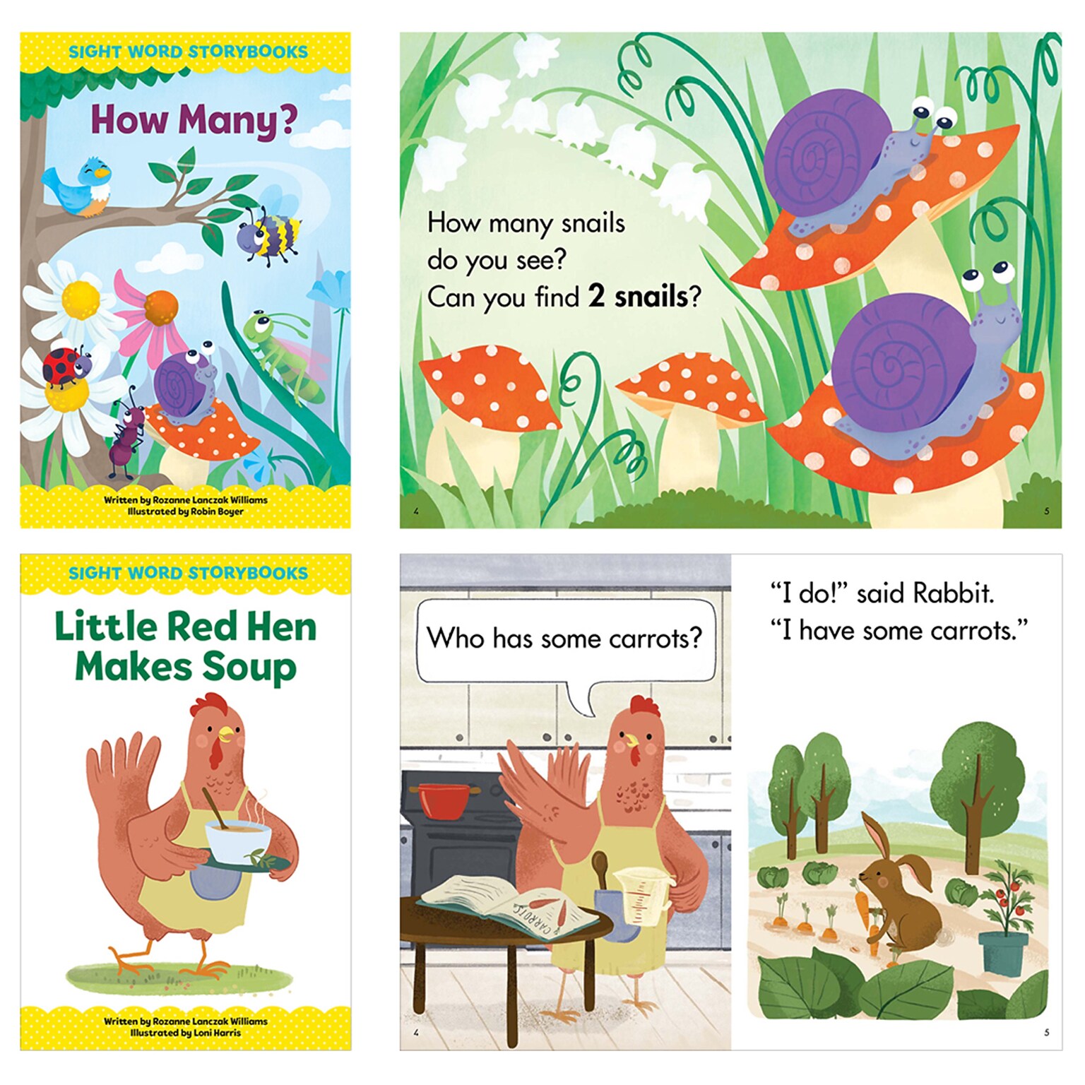 Creative Teaching Sight Word Storybooks Picture Book Set 3, 6 Books/Set (CTP23603)