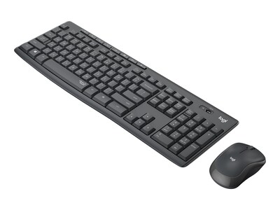 Logitech MK295 Silent Wireless Keyboard and Optical Mouse Combo, Graphite (920-009782)