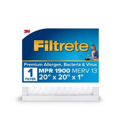 Filtrete High Performance Air Filter, 1900 MPR, 20 x 20 x 1 (UA02-4)