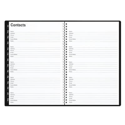 2026–2027 Staples 8" x 11" Academic Monthly Planner, Black (ST23571-27)
